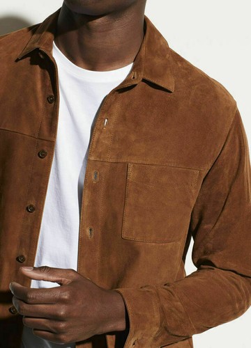 Herren wildleder jacke - herren,