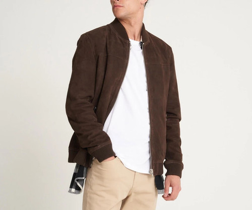 Herren dunkelbraun wildleder - herren,